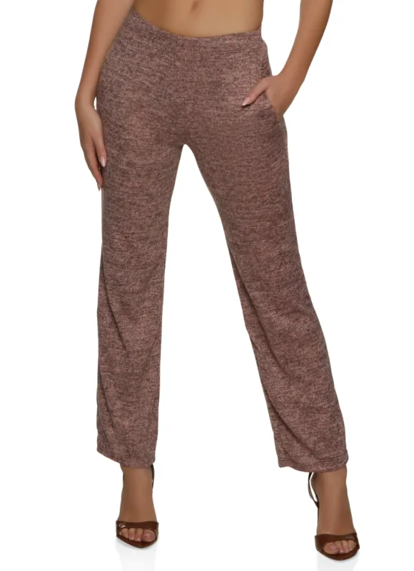 High Waist Wide Leg Pull On Pants sold by Rainbow