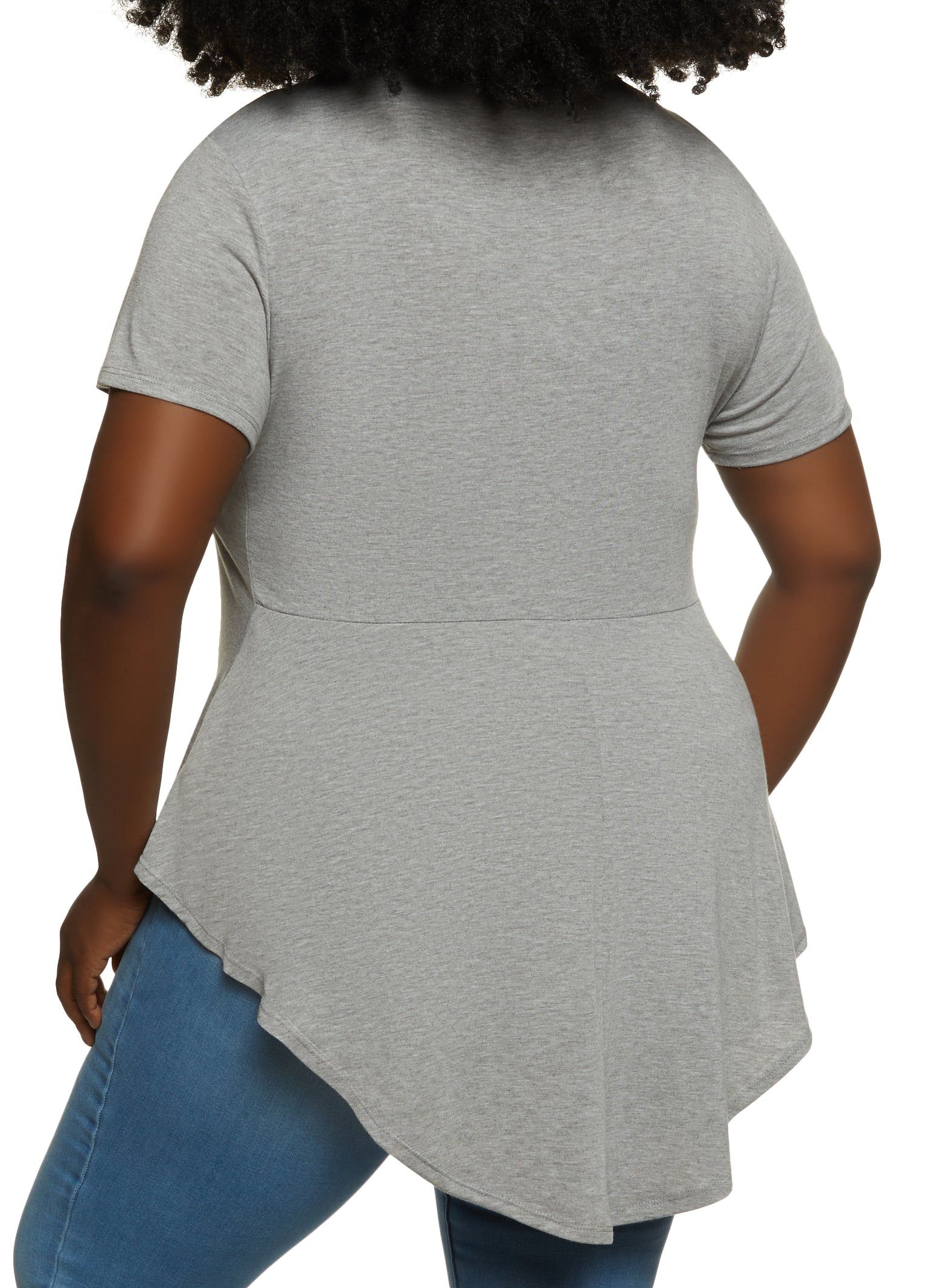 Plus Size Blessed Foil Screen Graphic Tee sold by Rainbow product image thumbnail 2