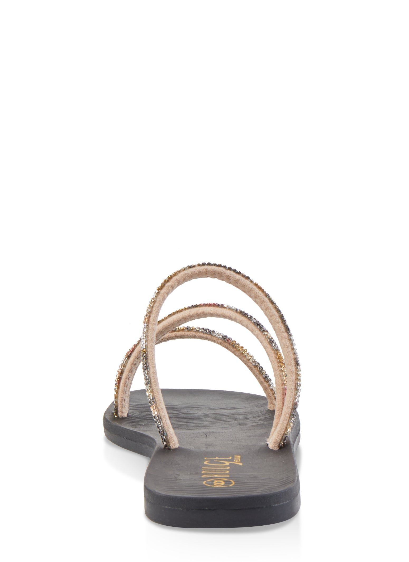 Asymmetrical Strap Rhinestone Sandals sold by Rainbow product image thumbnail 3