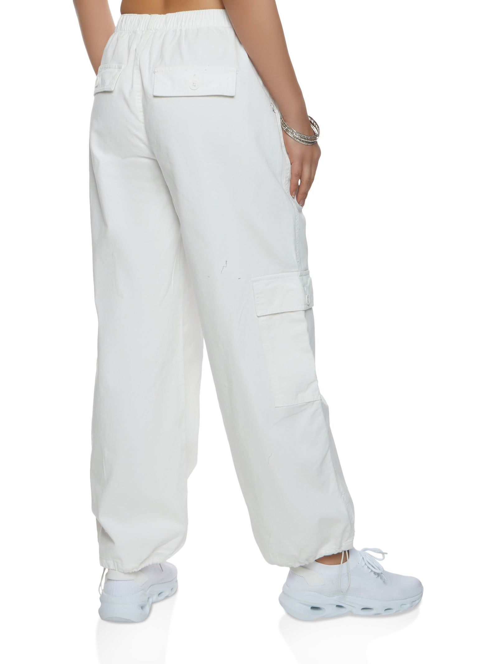 Twill Drawstring Cargo Pants sold by Rainbow product image thumbnail 2