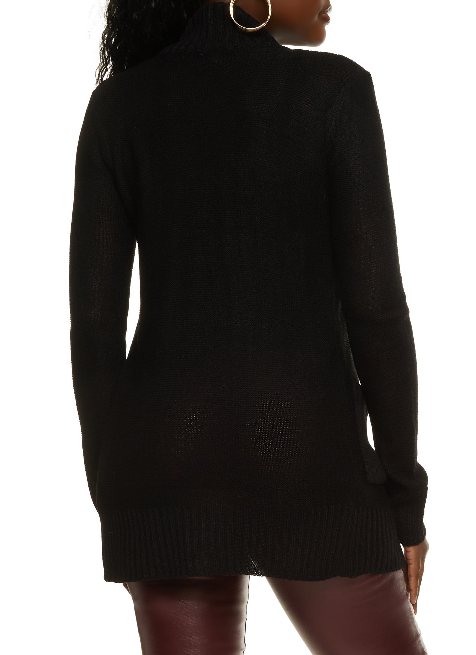 Solid Open Front Cardigan sold by Rainbow product image thumbnail 2