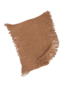 Fringe Knit Infinity Scarf sold by Rainbow