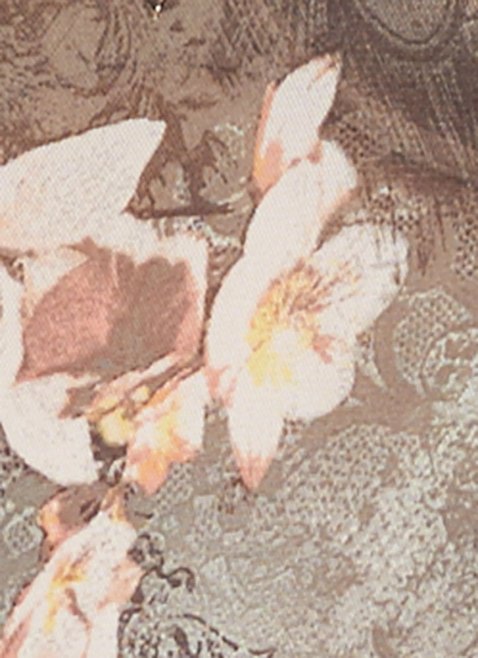 Plus Size Mesh Printed Mock Neck Bodysuit sold by Rainbow product image thumbnail 4