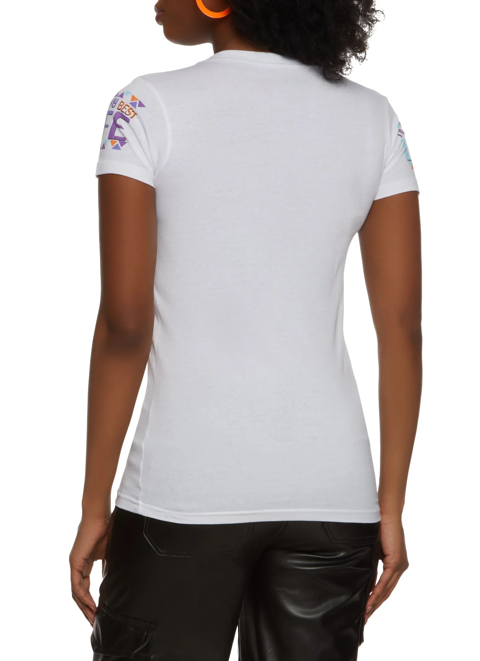 Living My Best Life T Shirt sold by Rainbow product image thumbnail 2