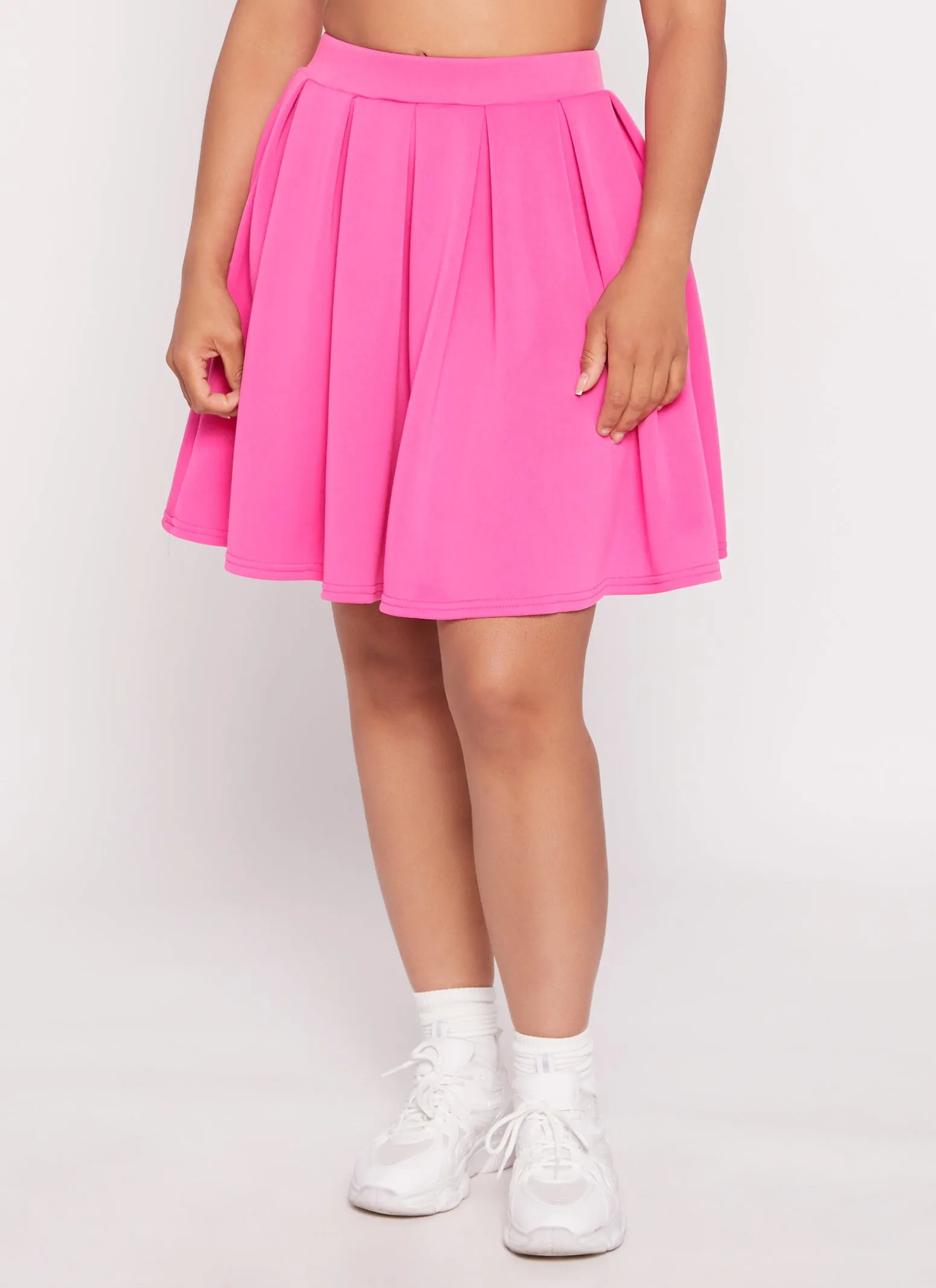 Basic High Waisted Pleated Skirt sold by Rainbow product image thumbnail 2