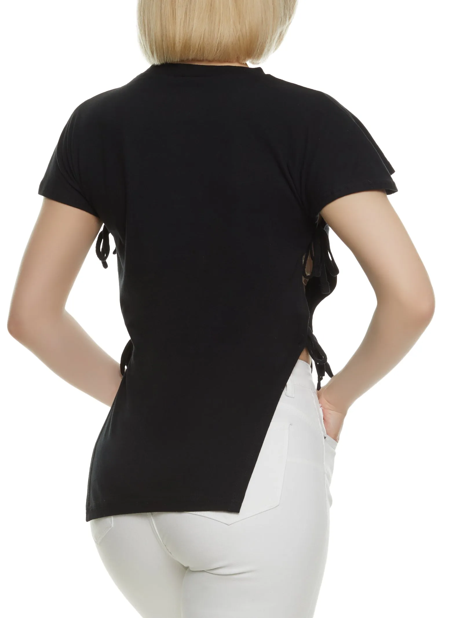 Im Not Perfect But Im Original Open Tie Side Tee sold by Rainbow product image thumbnail 2