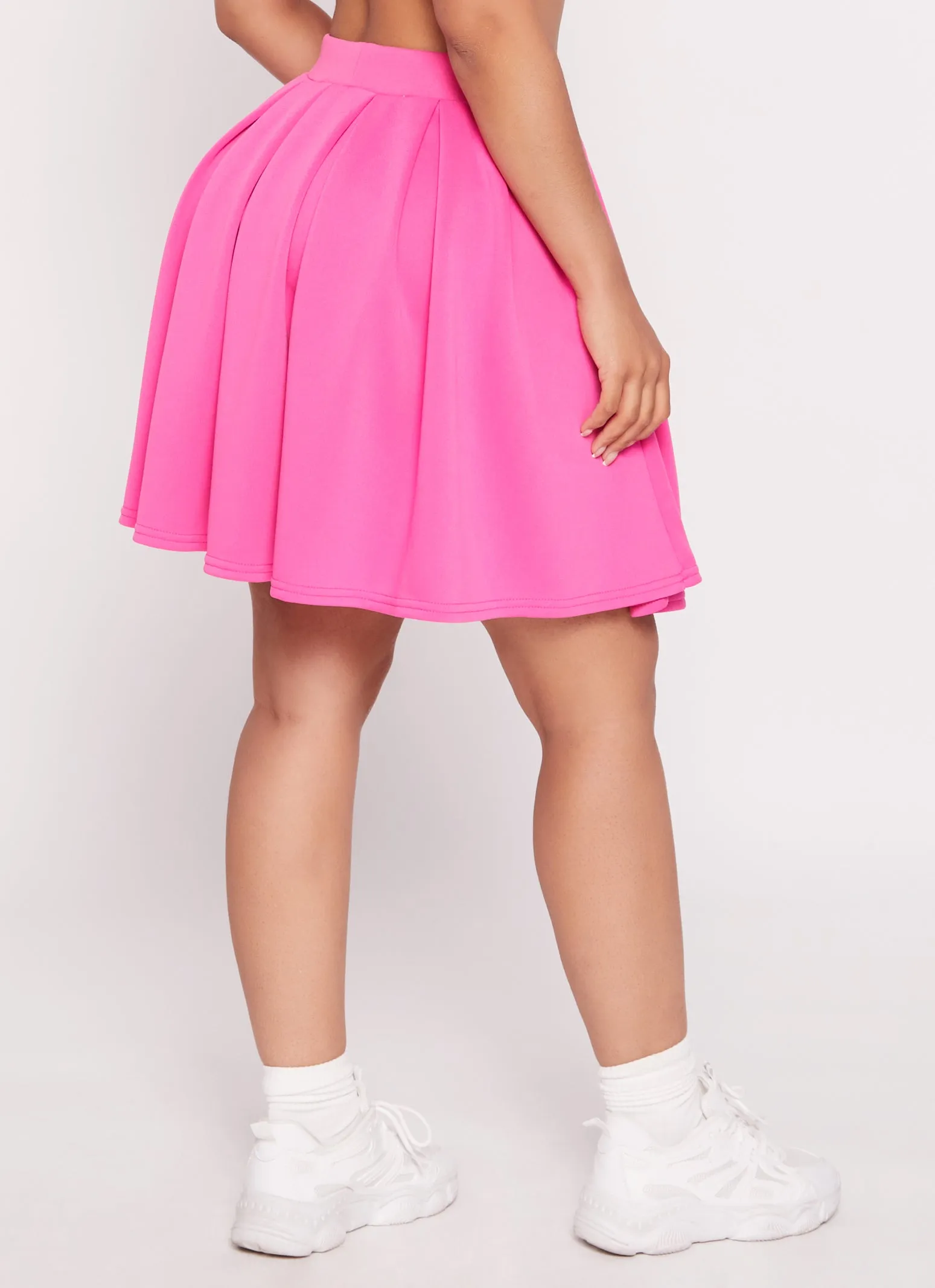 Basic High Waisted Pleated Skirt sold by Rainbow product image thumbnail 3