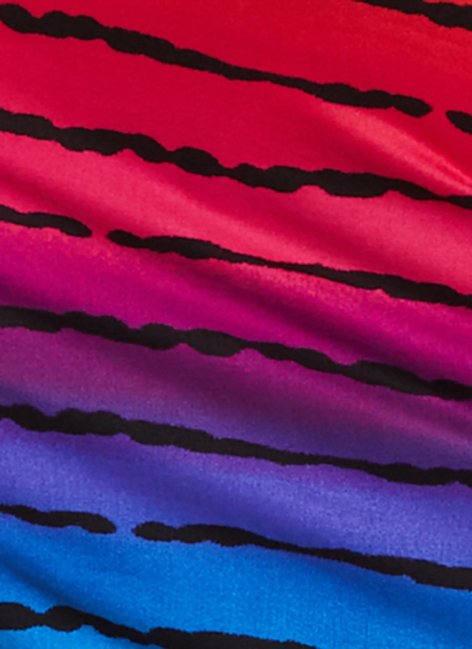 Rainbow Stripe Rope Strap Midi Dress sold by Rainbow product image thumbnail 4