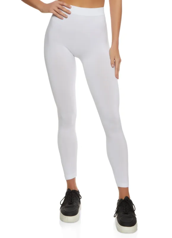 Solid Seamless High Waist Leggings sold by Rainbow