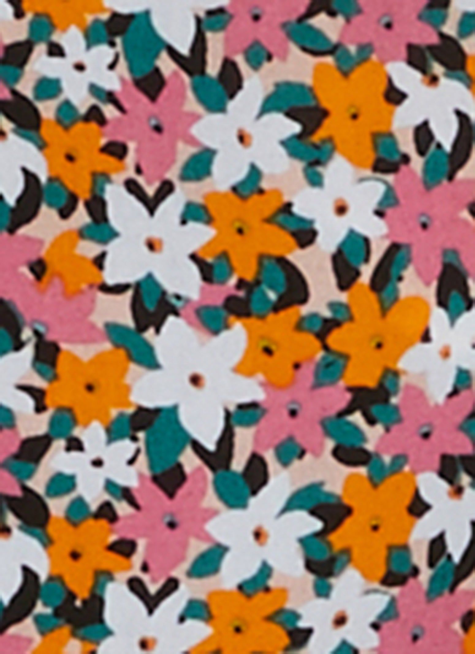 Plus Size Floral Print Smocked Strapless Romper sold by Rainbow product image thumbnail 3