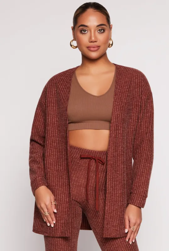 Ribbed Open Front Cardigan sold by Rainbow