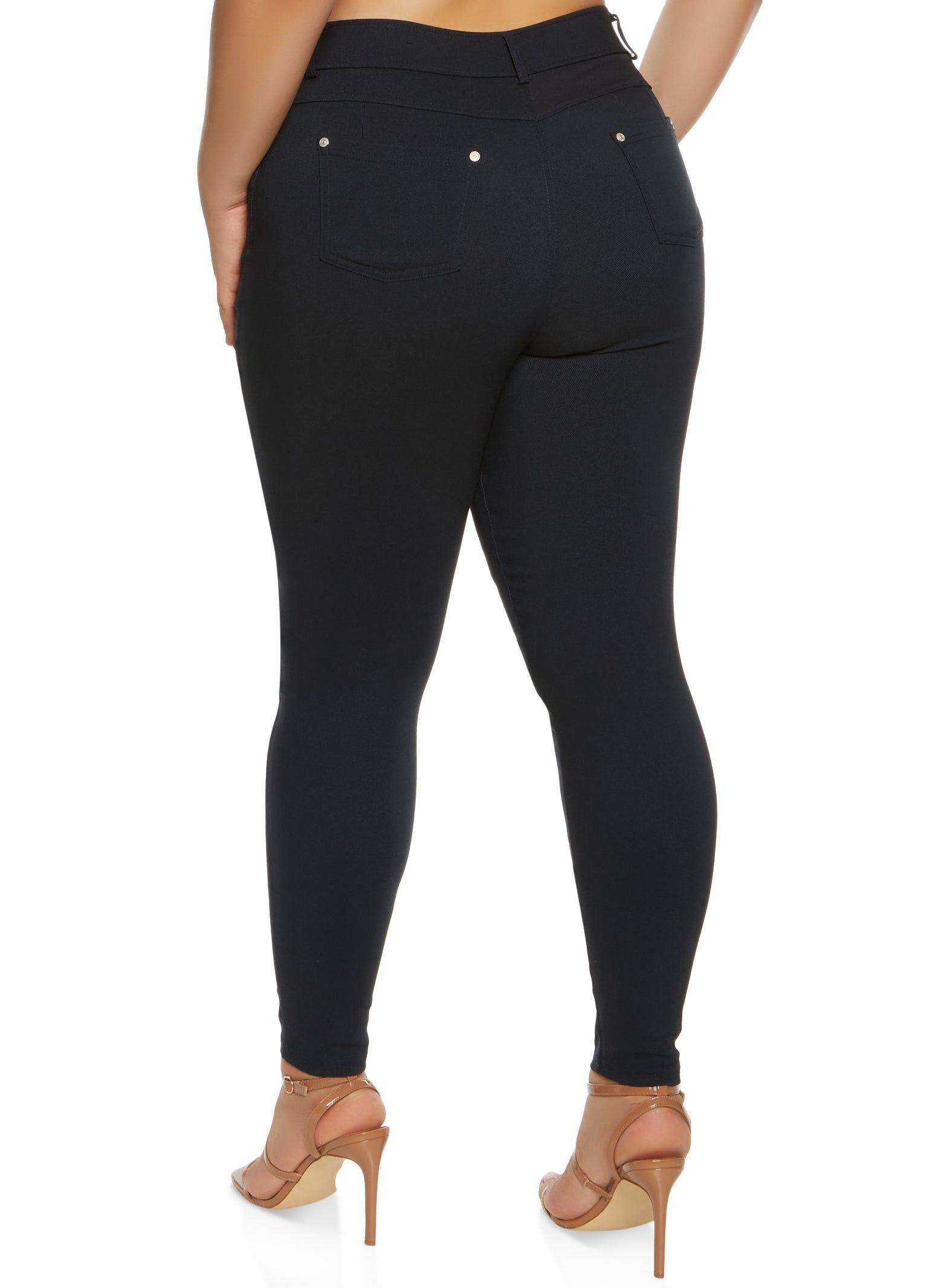 Plus Size Hyperstretch Pull On Skinny Pants sold by Rainbow product image thumbnail 2