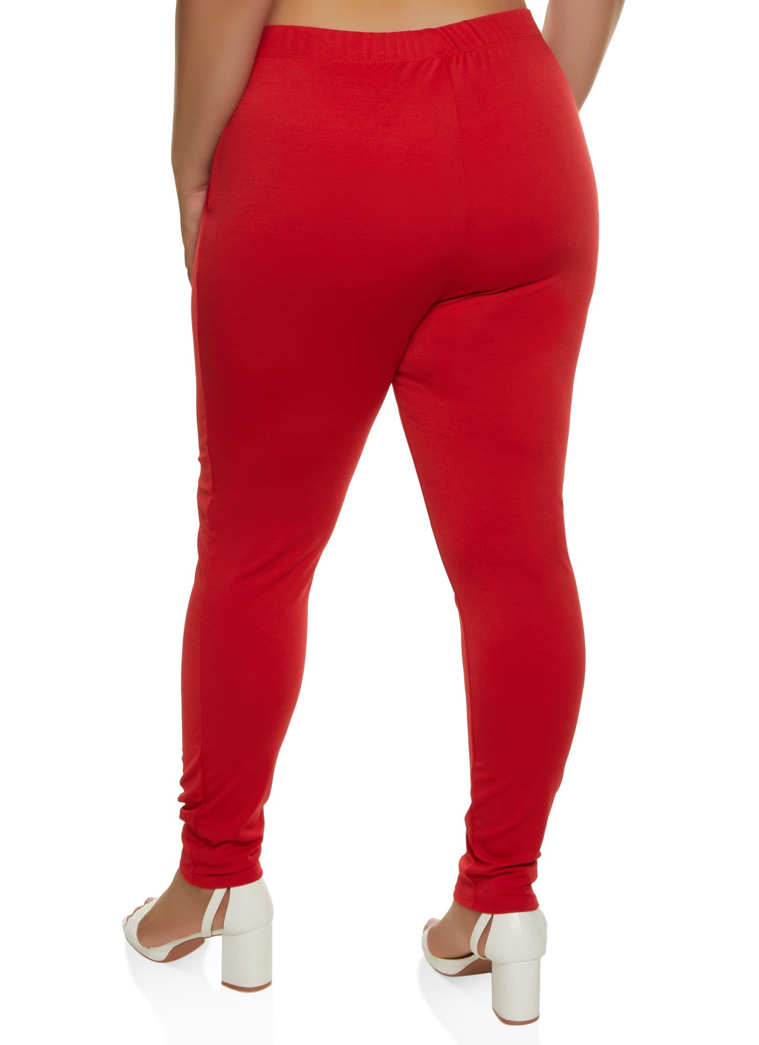 Plus Size Ponte Pintuck Pull On Pants sold by Rainbow product image thumbnail 2