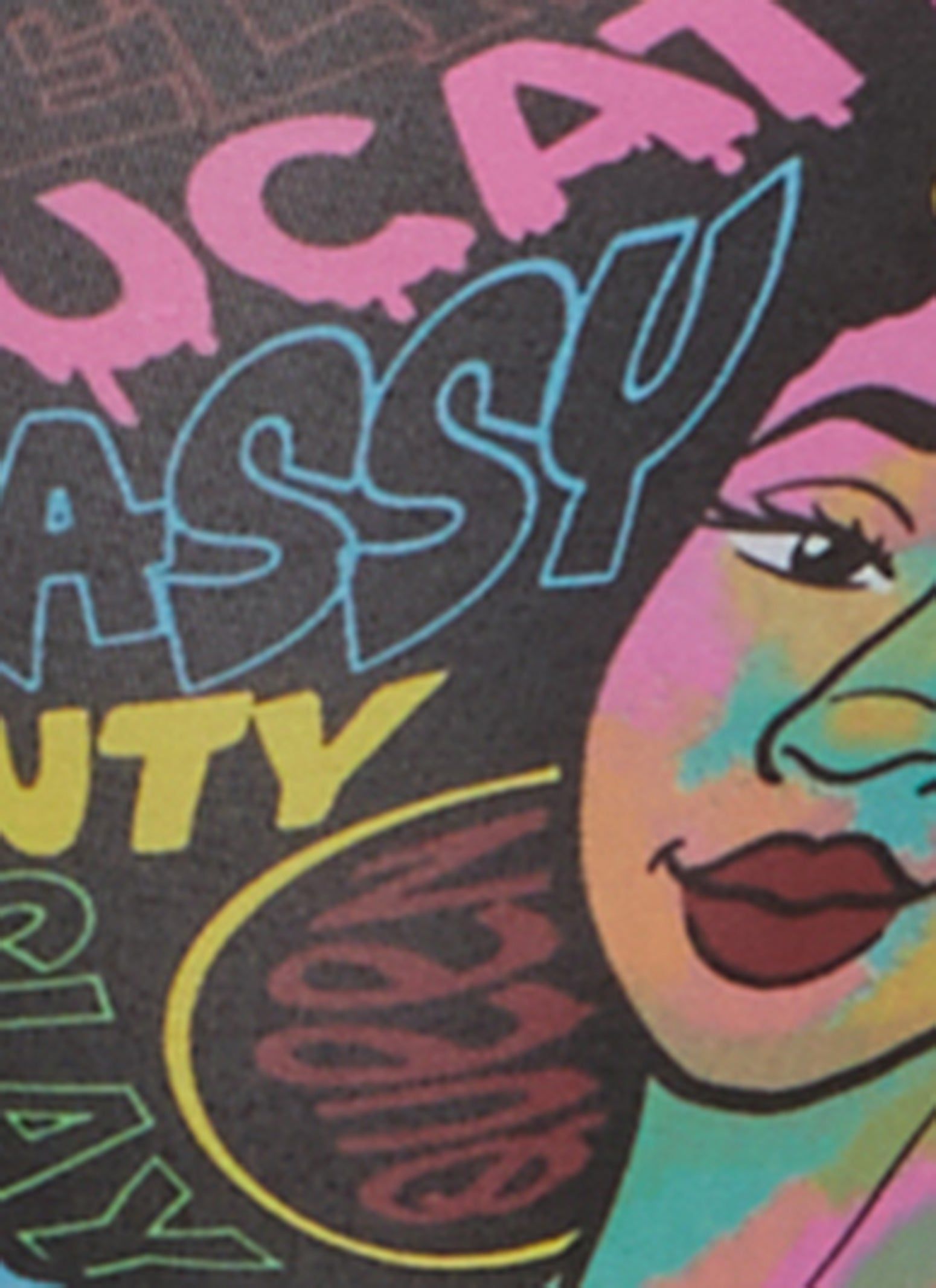 Plus Size High Waisted Melanin Graphic Leggings sold by Rainbow product image thumbnail 3