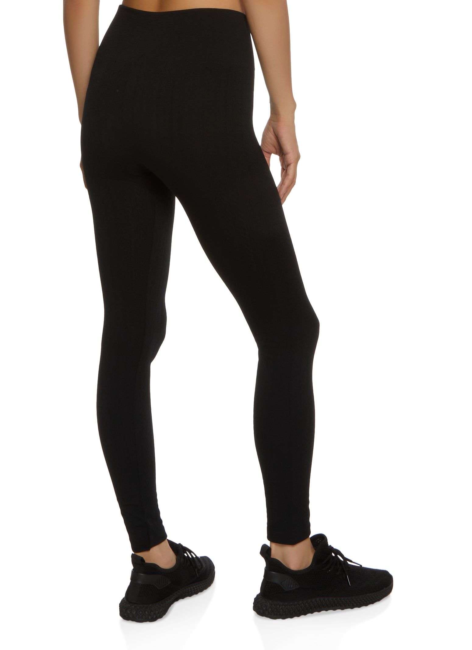 Basic Solid High Rise Leggings sold by Rainbow product image thumbnail 2