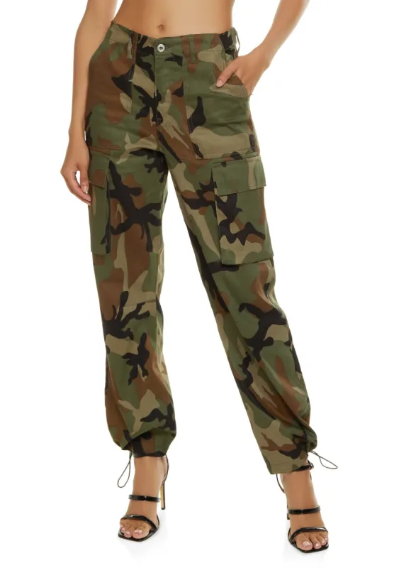 Toggle Drawstring Cuff Joggers sold by Rainbow