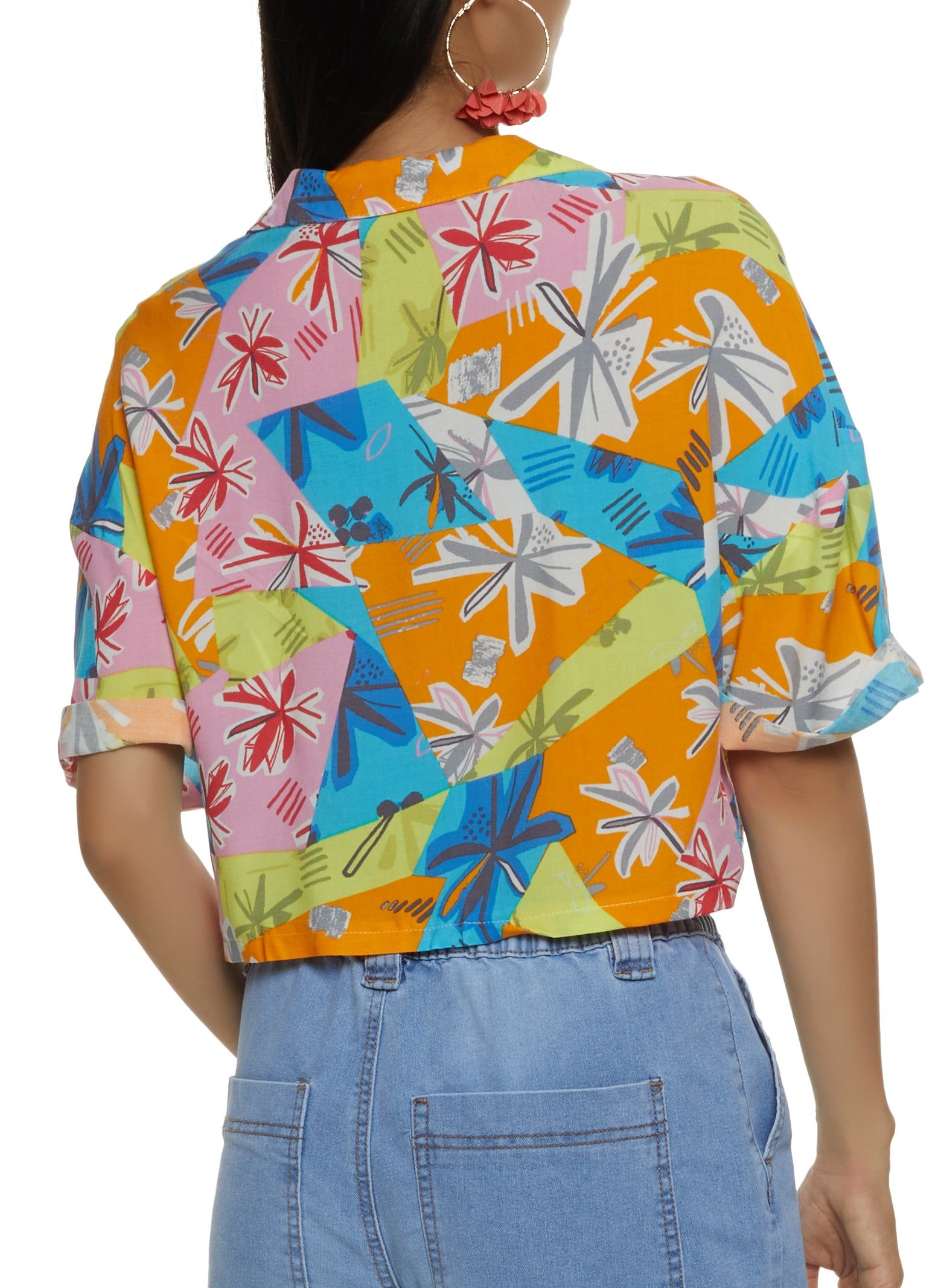 Abstract Patterned Short Sleeve Shirt sold by Rainbow product image thumbnail 2