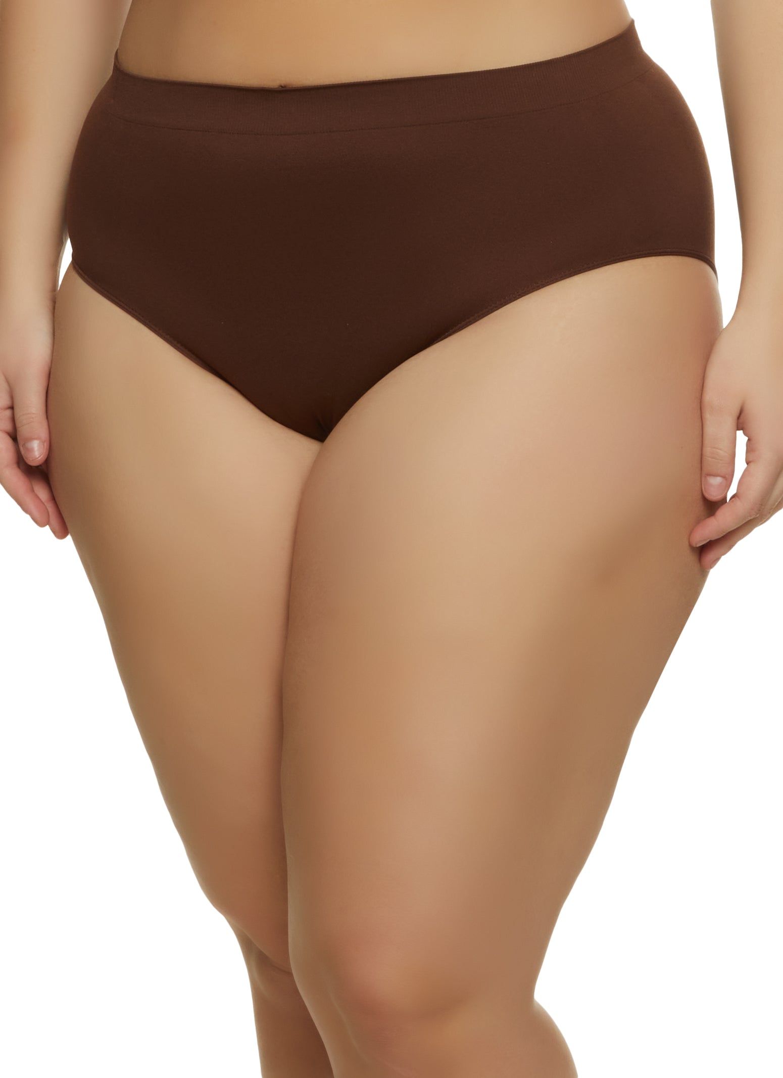 Plus Size Basic Seamless Bikini Panty sold by Rainbow