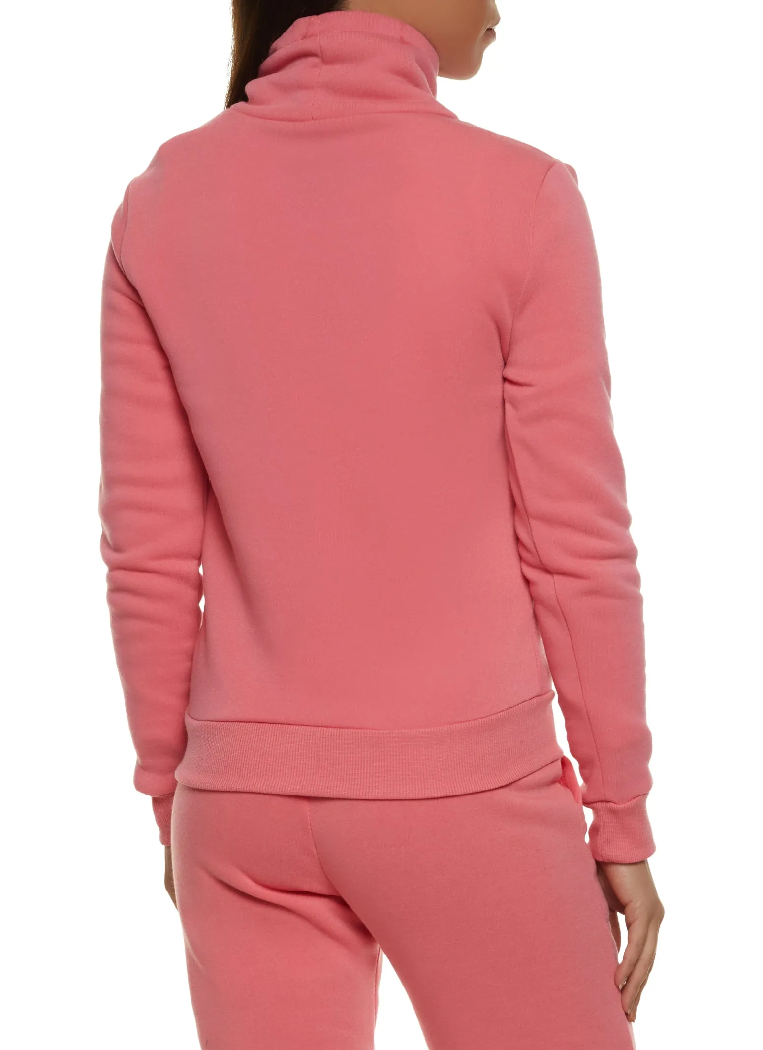 Fleece Funnel Neck Sweatshirt sold by Rainbow product image thumbnail 3