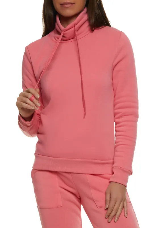 Fleece Funnel Neck Sweatshirt sold by Rainbow