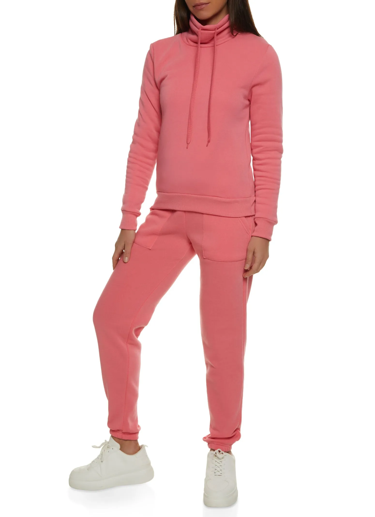 Fleece Funnel Neck Sweatshirt sold by Rainbow product image thumbnail 2