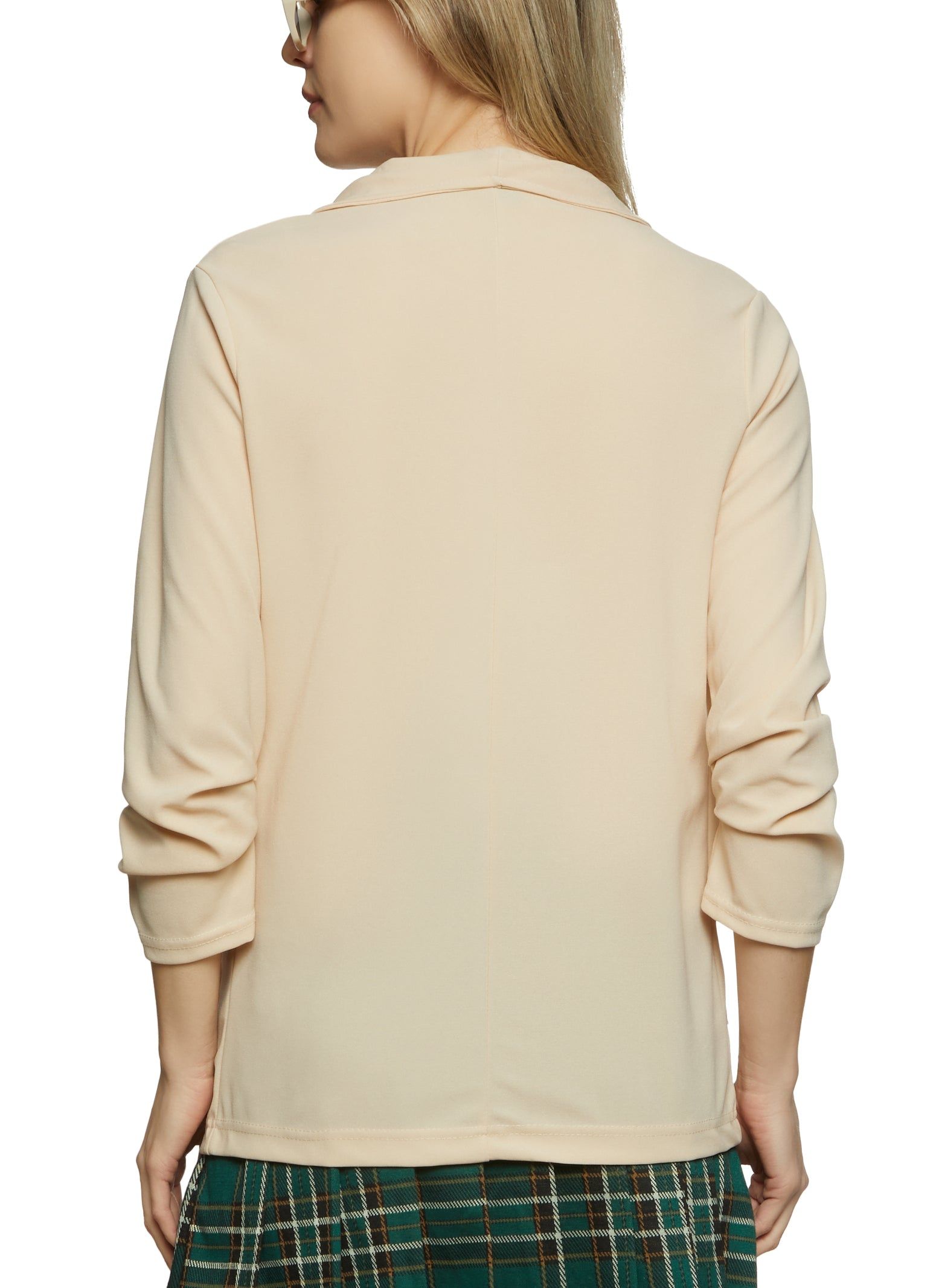 Ruched Sleeve Chain Detail Blazer sold by Rainbow product image thumbnail 2