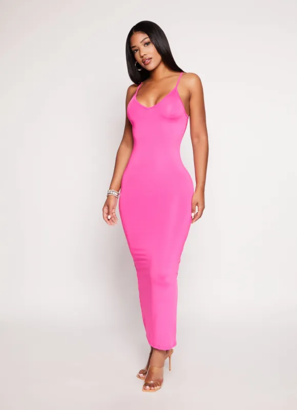 Daisy V Neck Bodycon Maxi Dress sold by Rainbow