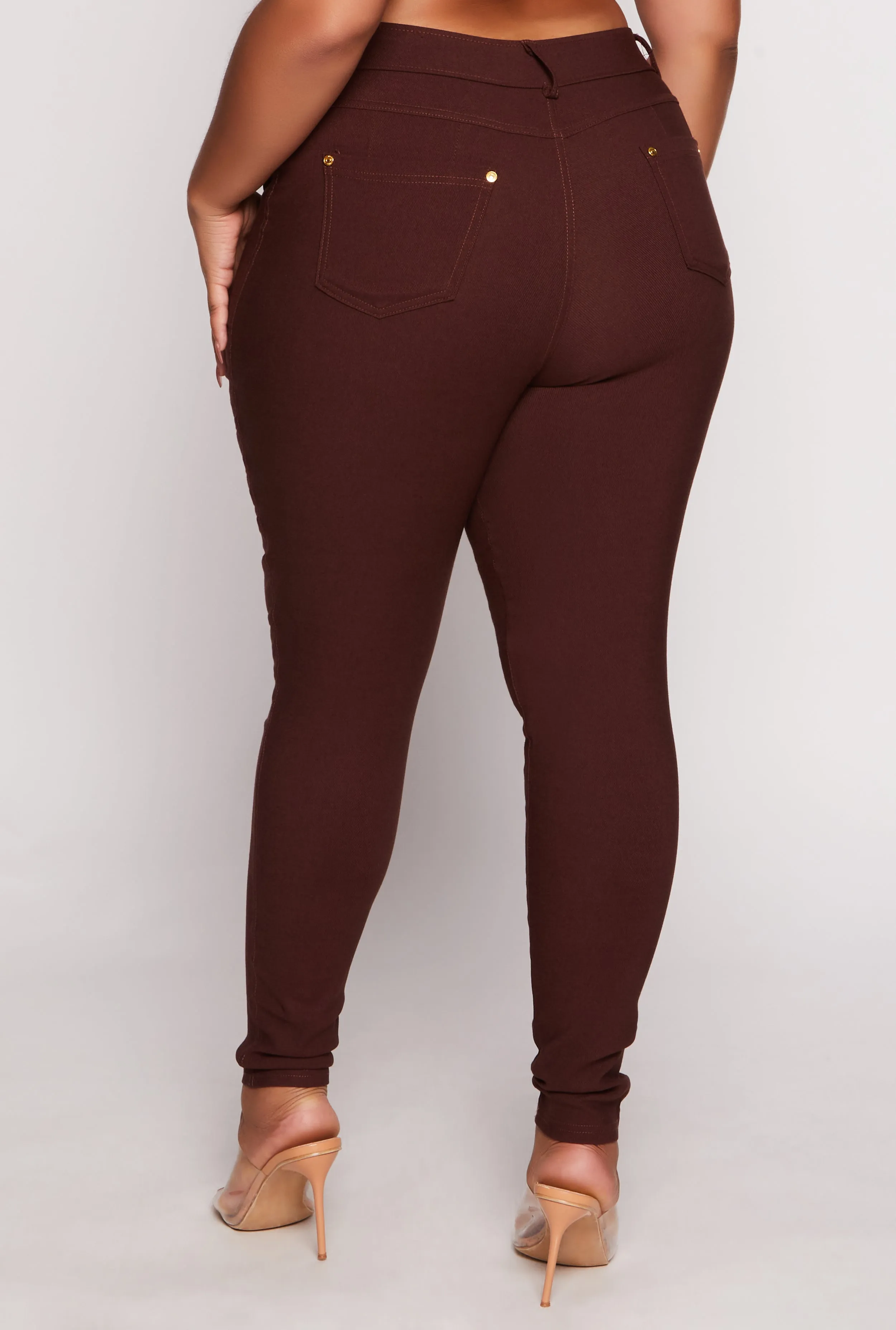 Plus Size Hyperstretch High Waist Skinny Leg Pants sold by Rainbow product image thumbnail 3