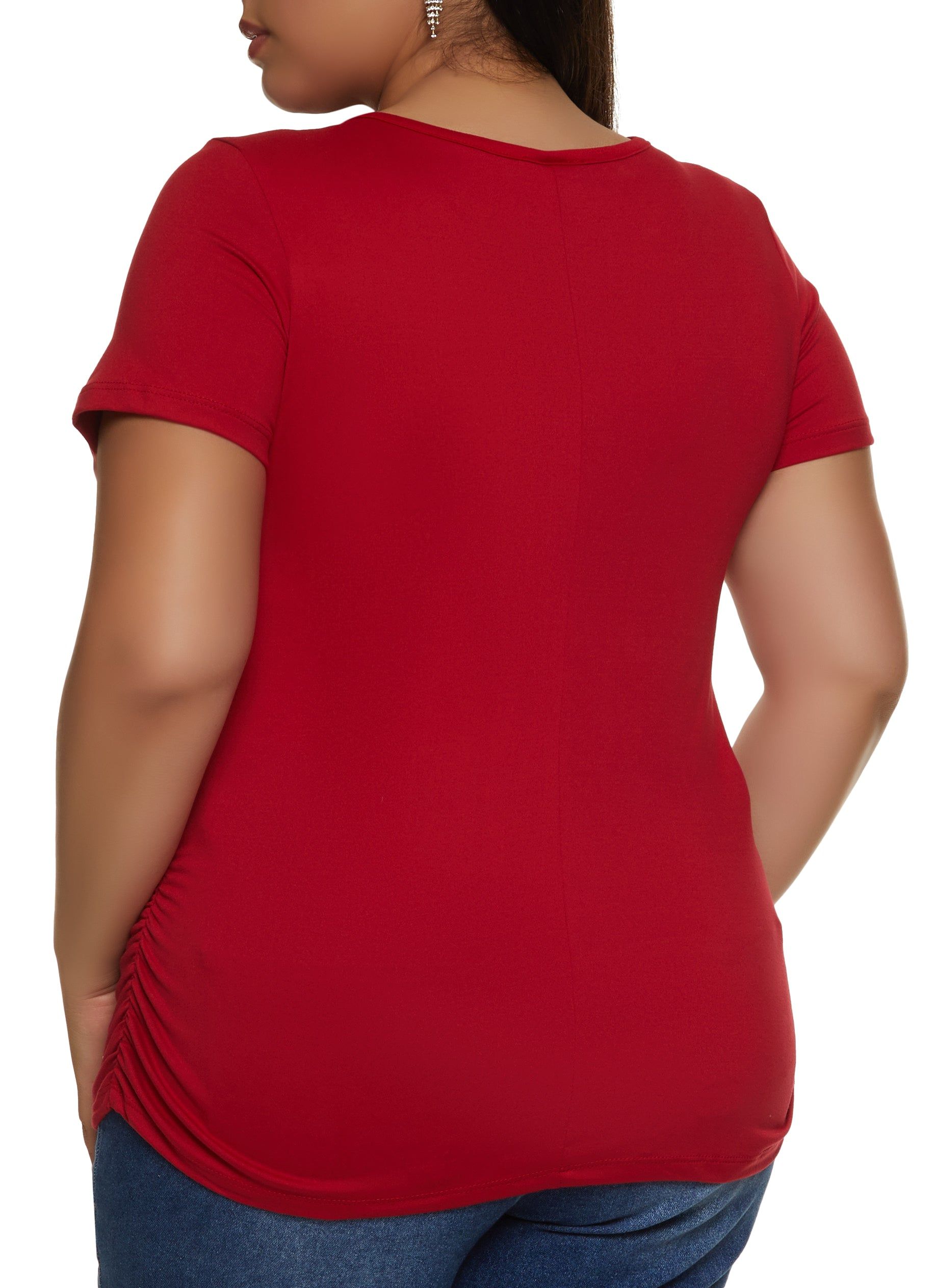 Plus Size Love Rhinestone Graphic Tee sold by Rainbow product image thumbnail 2