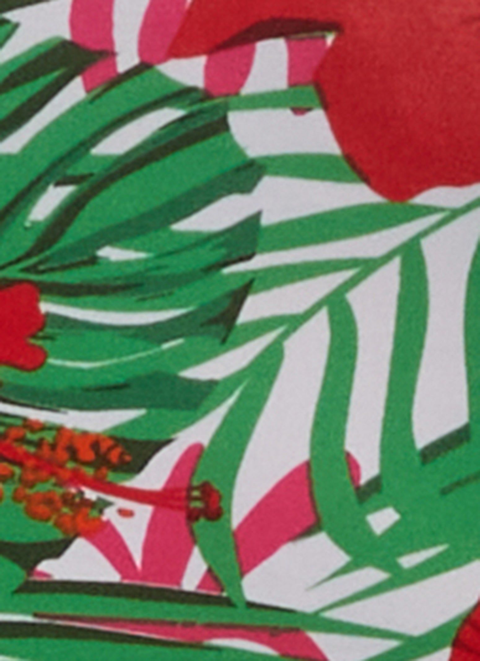 Tropical Leaf Print Tube Romper sold by Rainbow product image thumbnail 3