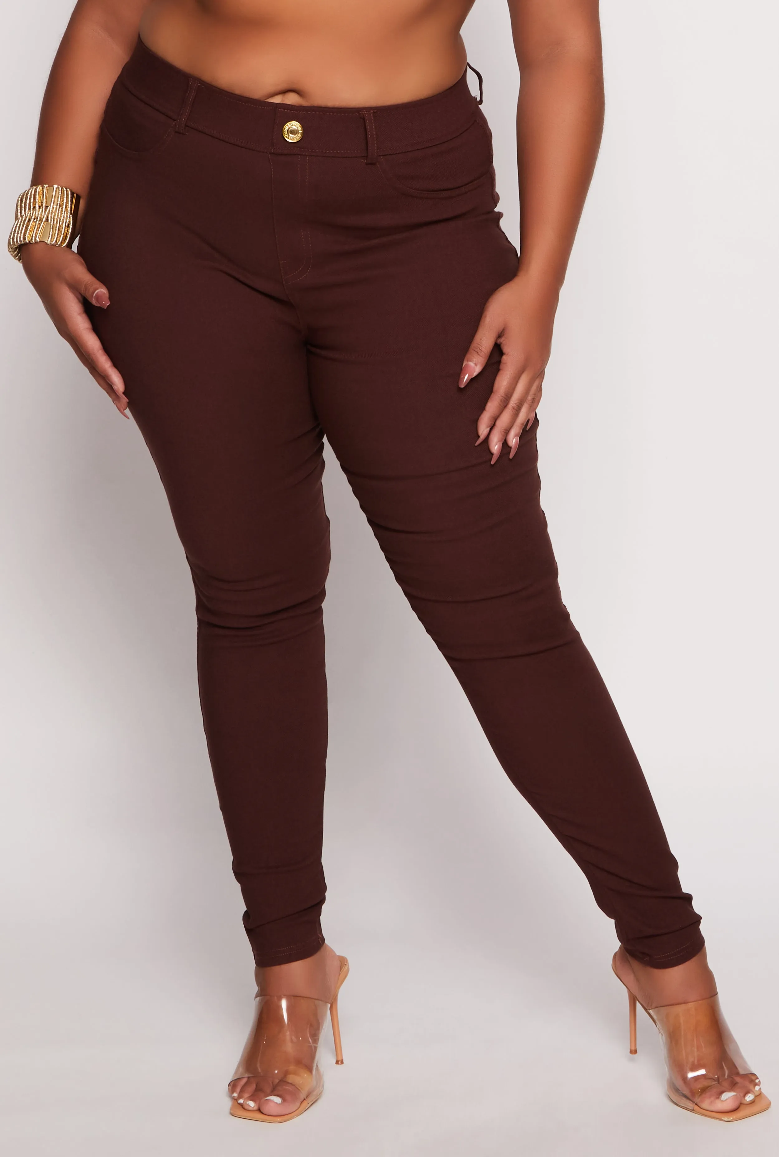 Plus Size Hyperstretch High Waist Skinny Leg Pants sold by Rainbow product image thumbnail 2