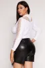 Plus Size Keyhole Fishnet Detail Long Sleeve Bodysuit sold by Rainbow