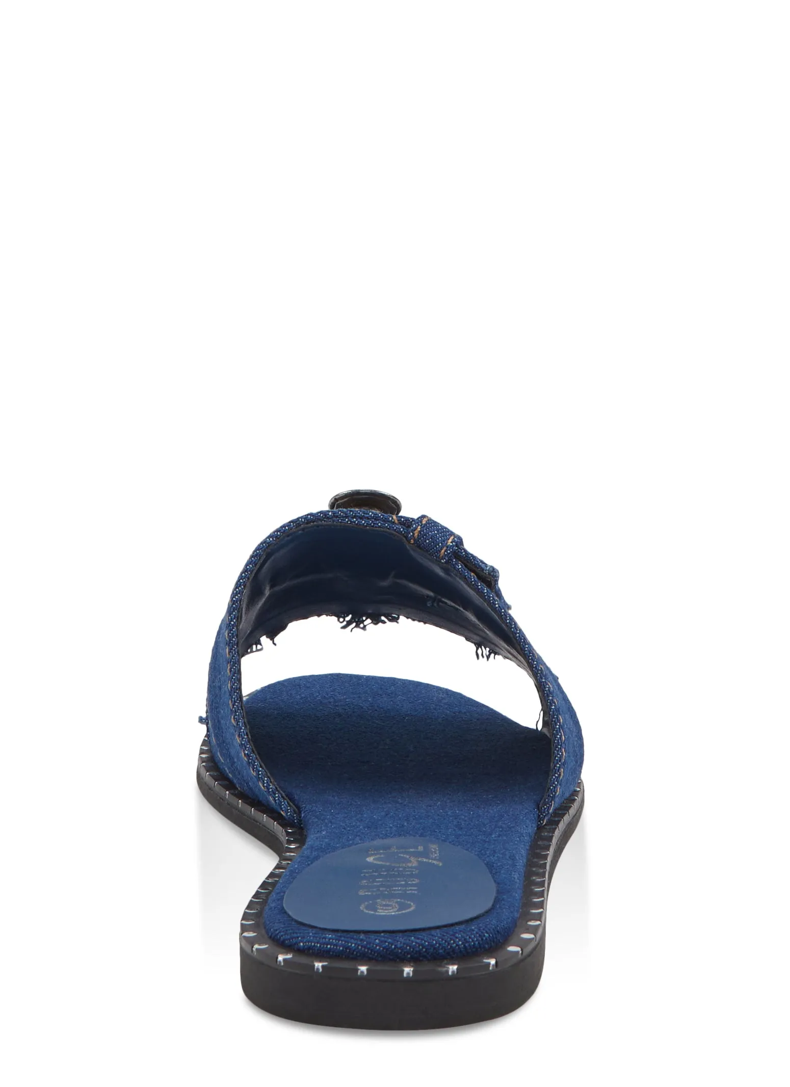 Studded Trim Denim Slide Sandals sold by Rainbow product image thumbnail 3