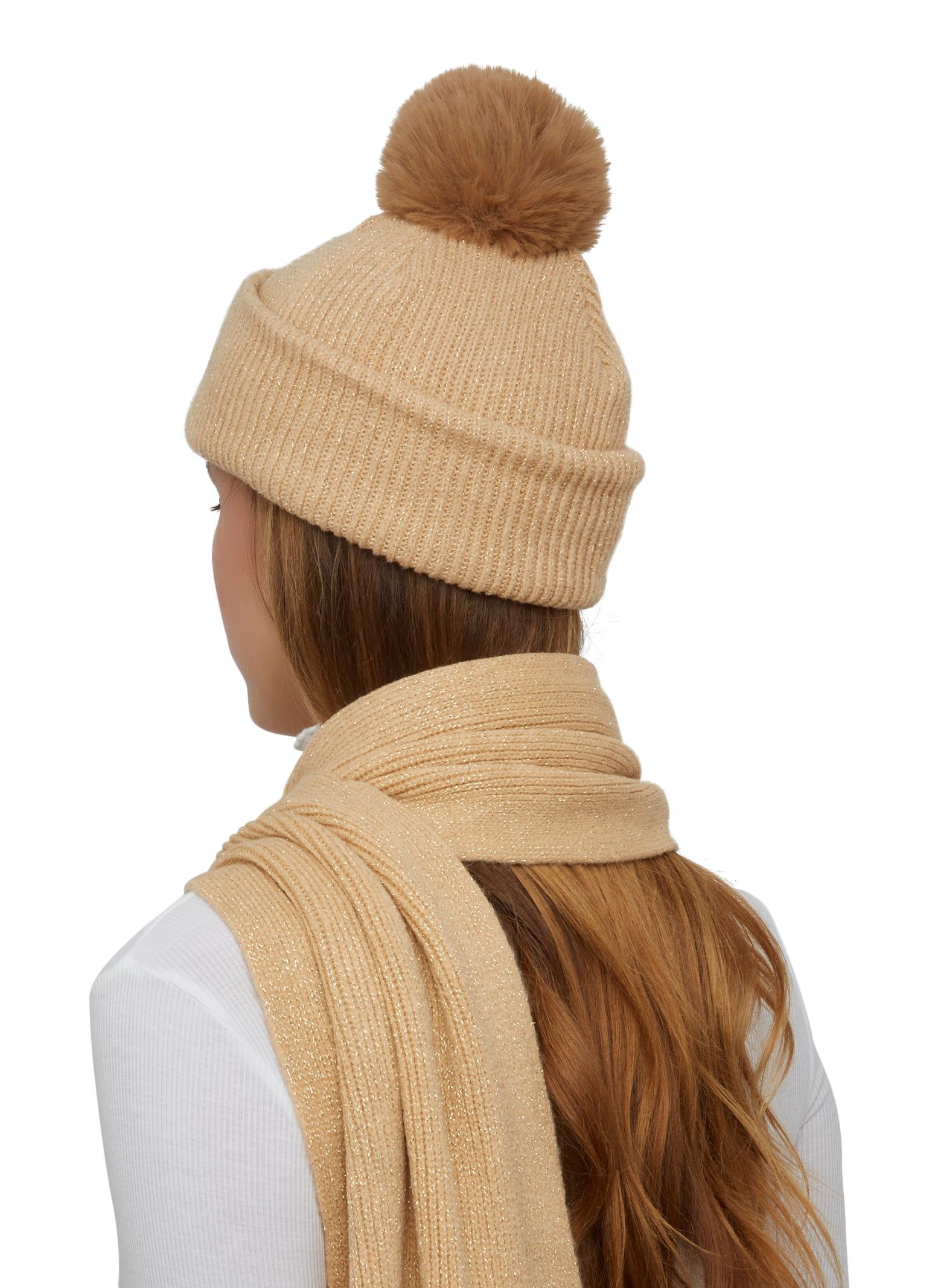 Lurex Beanie with Gloves and Scarf sold by Rainbow product image thumbnail 2