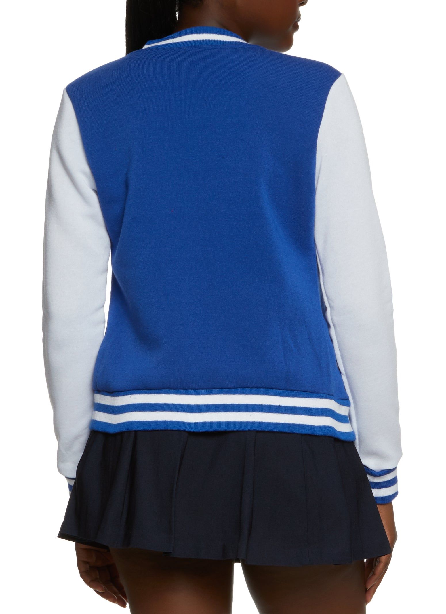 Color Block Letterman Jacket sold by Rainbow product image thumbnail 3
