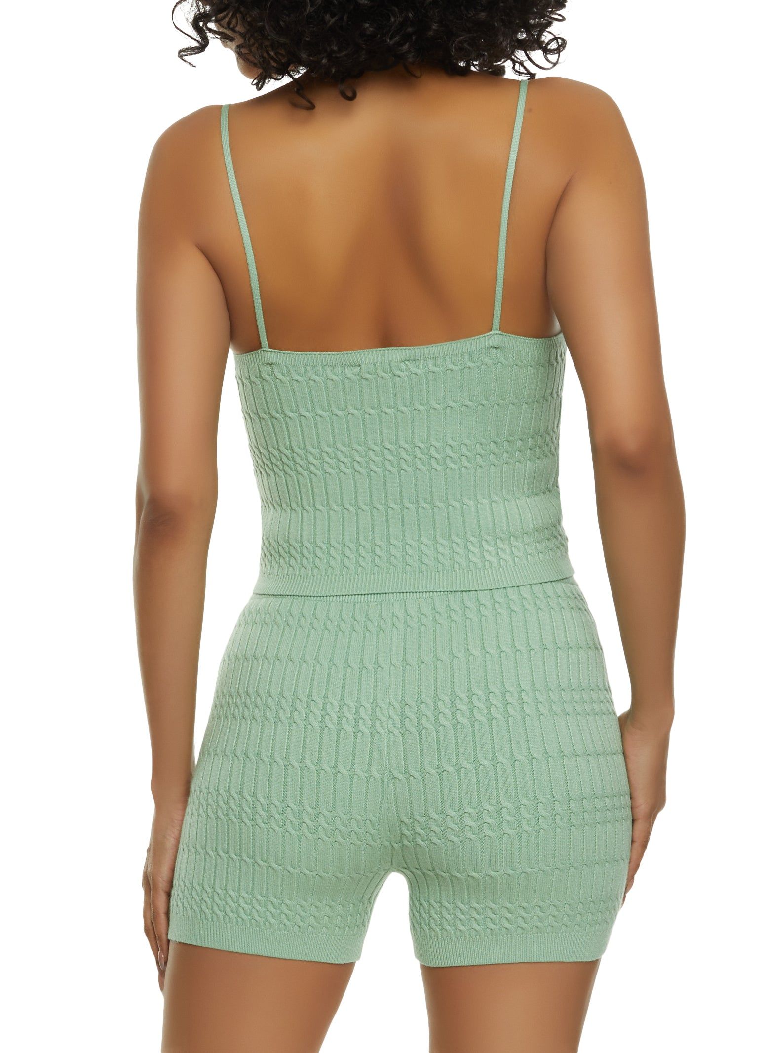 Cable Knit Cropped Cami sold by Rainbow product image thumbnail 3