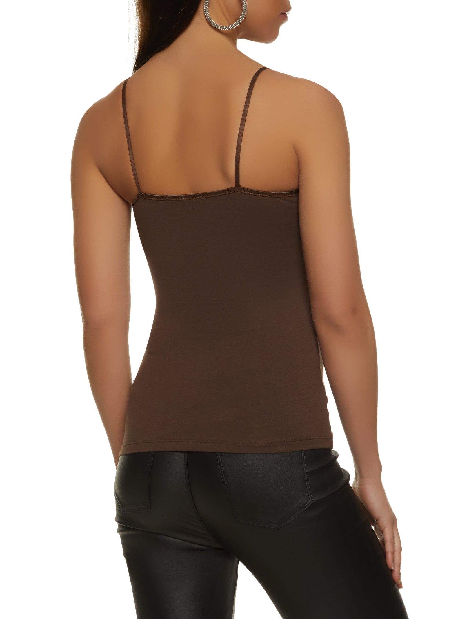 Solid Scoop Neck Cami sold by Rainbow product image thumbnail 2