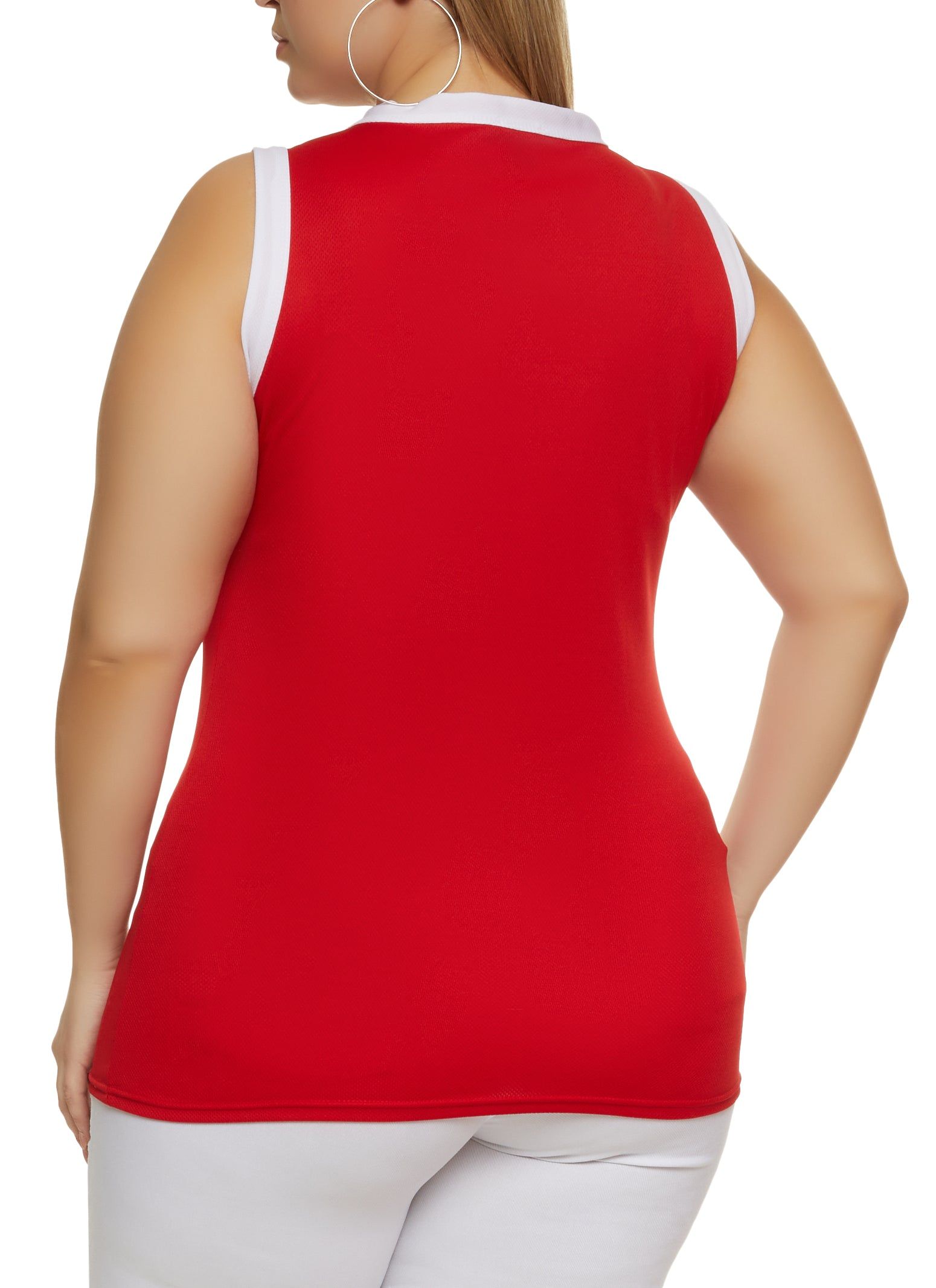 Plus Size Mesh Love 97 Jersey Tank Top sold by Rainbow product image thumbnail 2
