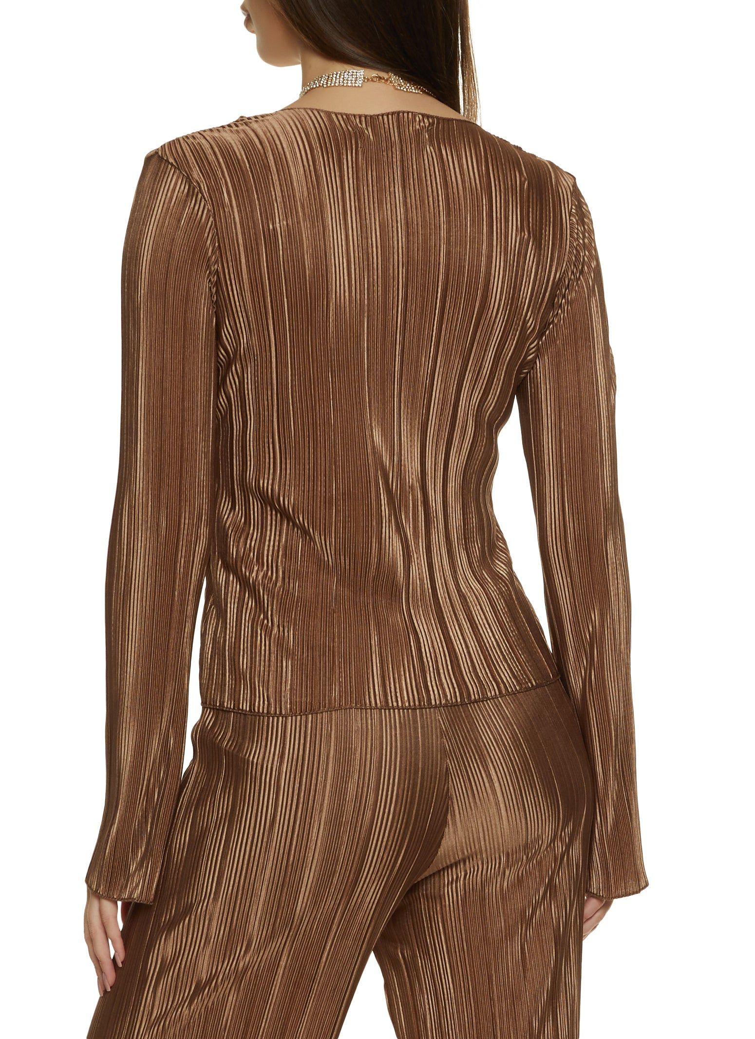 Plisse Button Front Blouse sold by Rainbow product image thumbnail 3