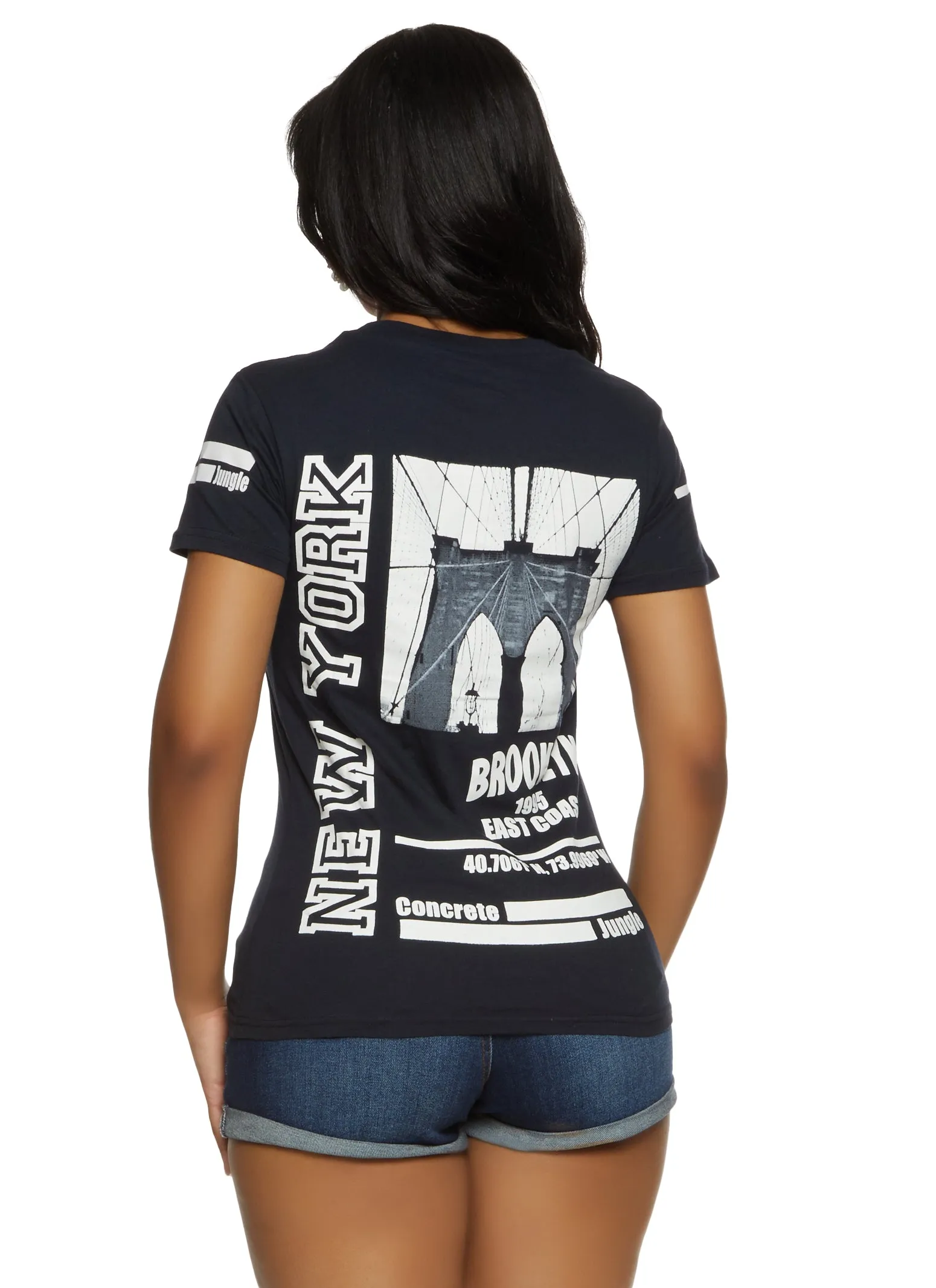 Brooklyn 1995 East Coast Graphic T Shirt sold by Rainbow