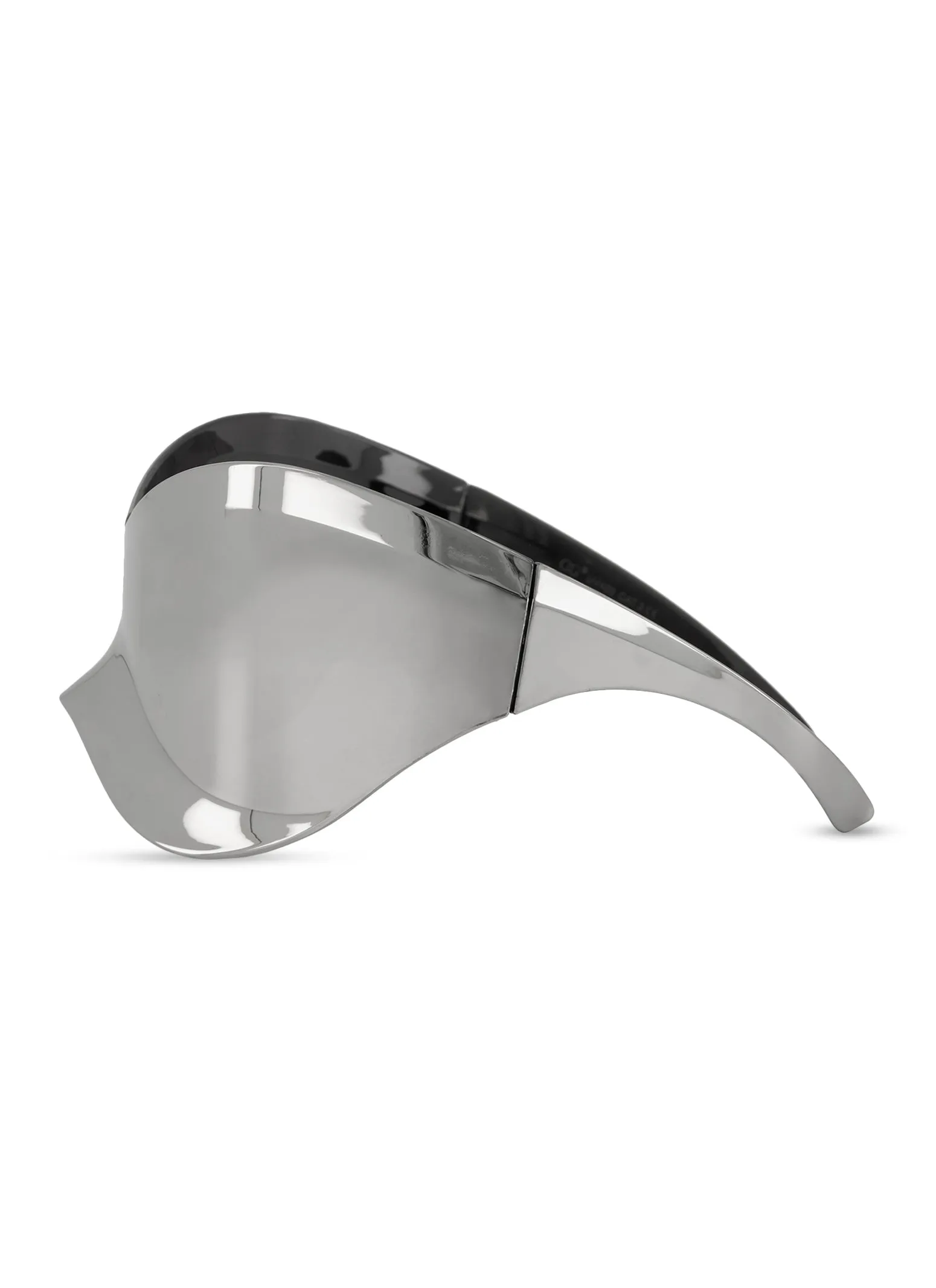 Oversized Rimless Butterfly Wrap Shield Sunglasses sold by Rainbow product image thumbnail 5