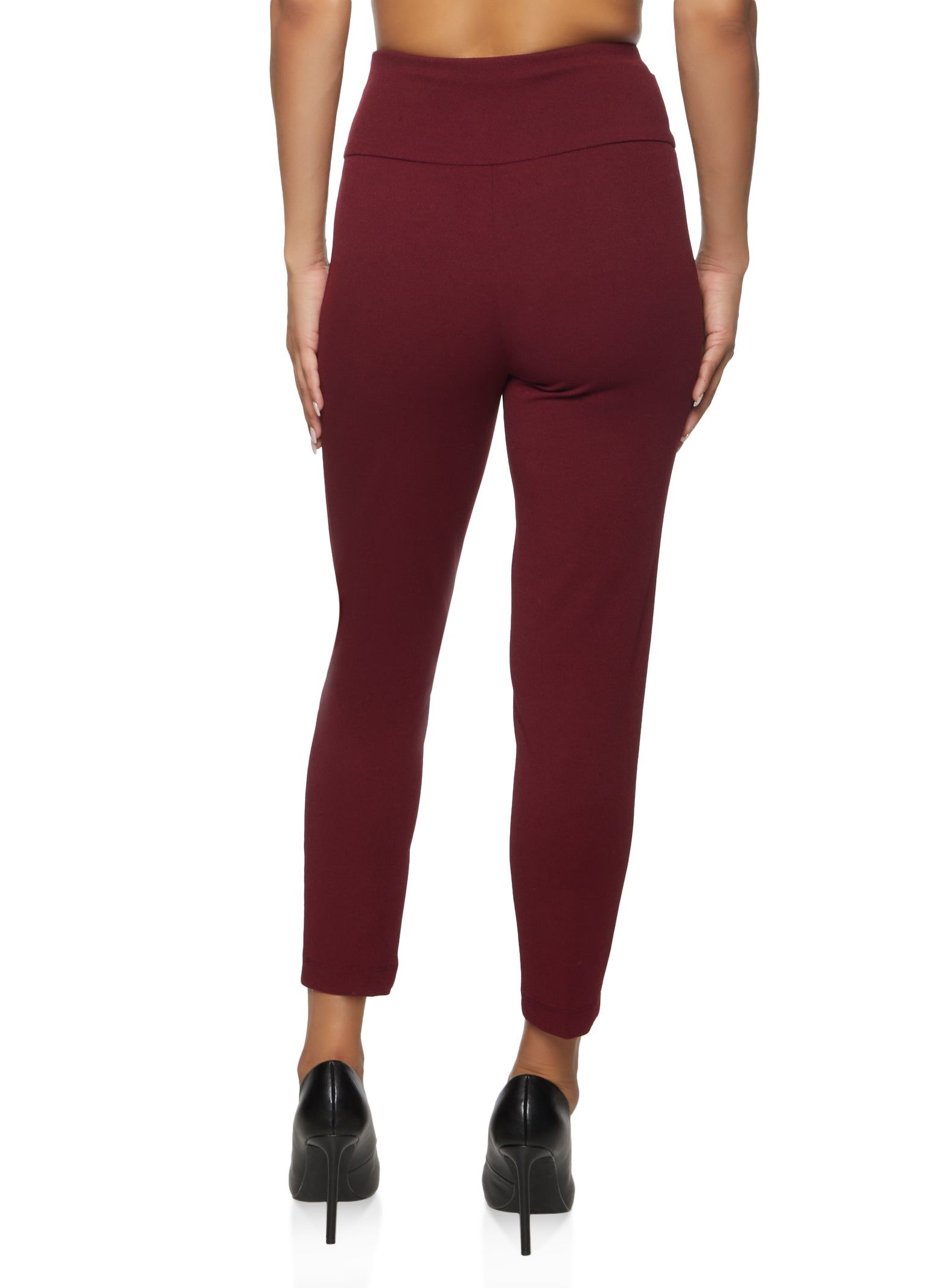 Crepe Knit Tie Waist Dress Pants sold by Rainbow product image thumbnail 2