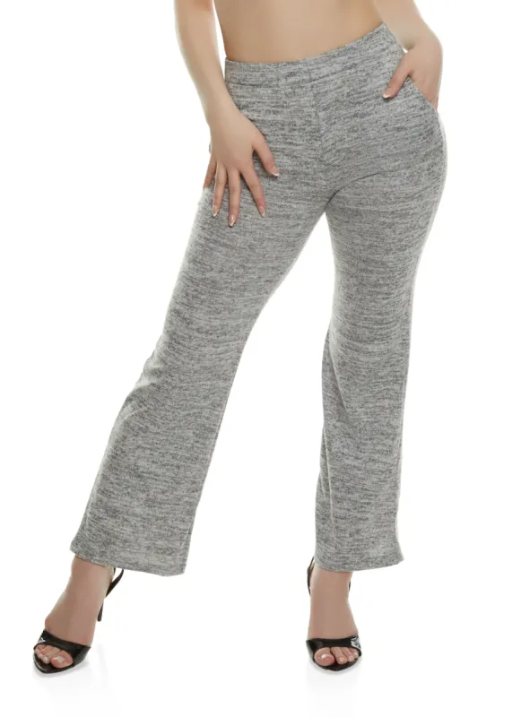 High Waist Wide Leg Pull On Pants sold by Rainbow