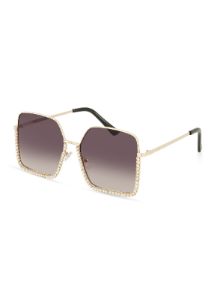 Rhinestone Trim Gradient Lens Sunglasses sold by Rainbow