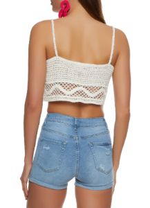 Crochet Cami Crop Top sold by Rainbow