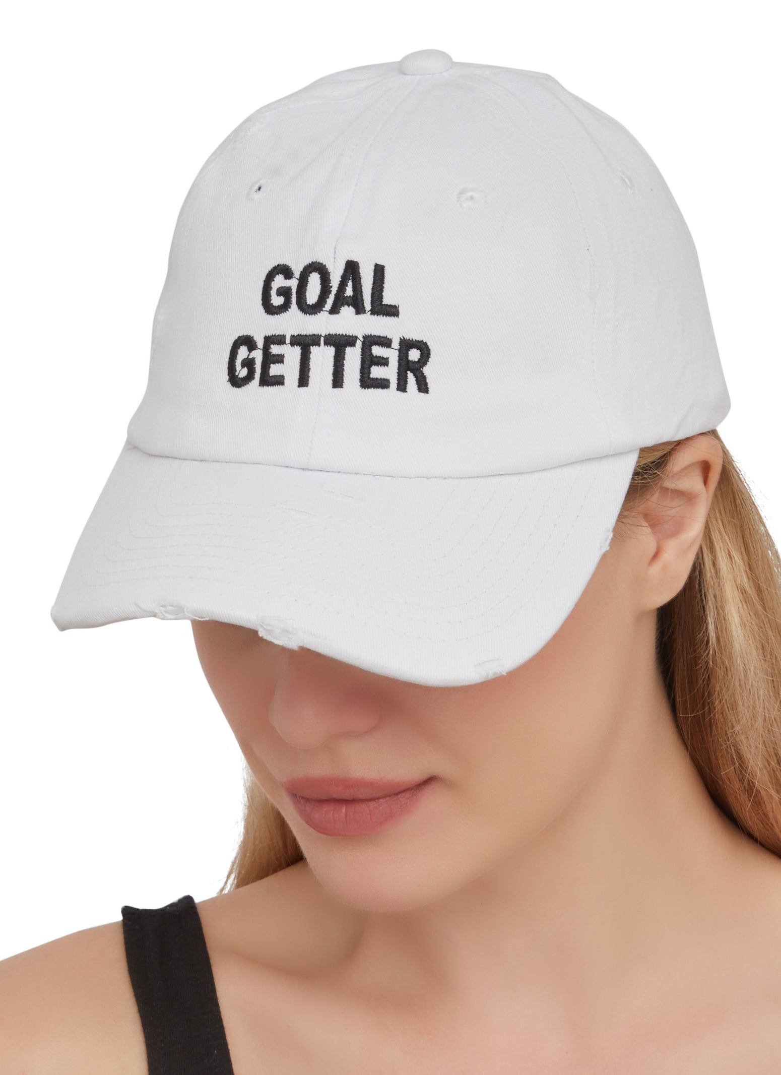 Embroidered Goal Getter Baseball Cap sold by Rainbow