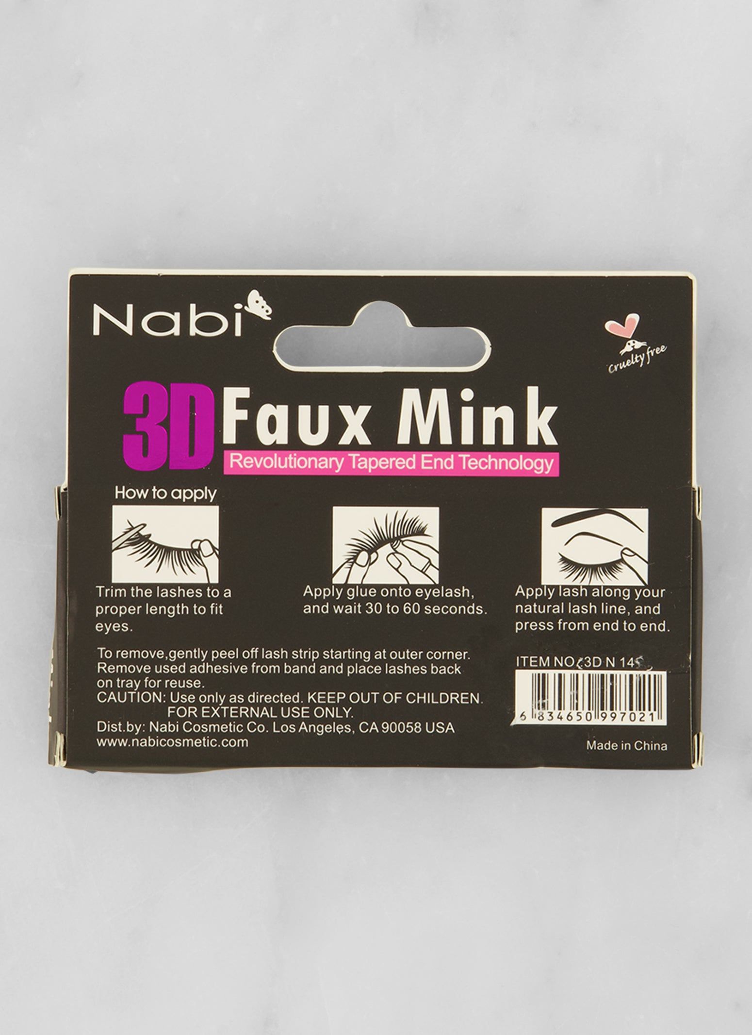 3D Faux Mink Lashes sold by Rainbow product image thumbnail 3