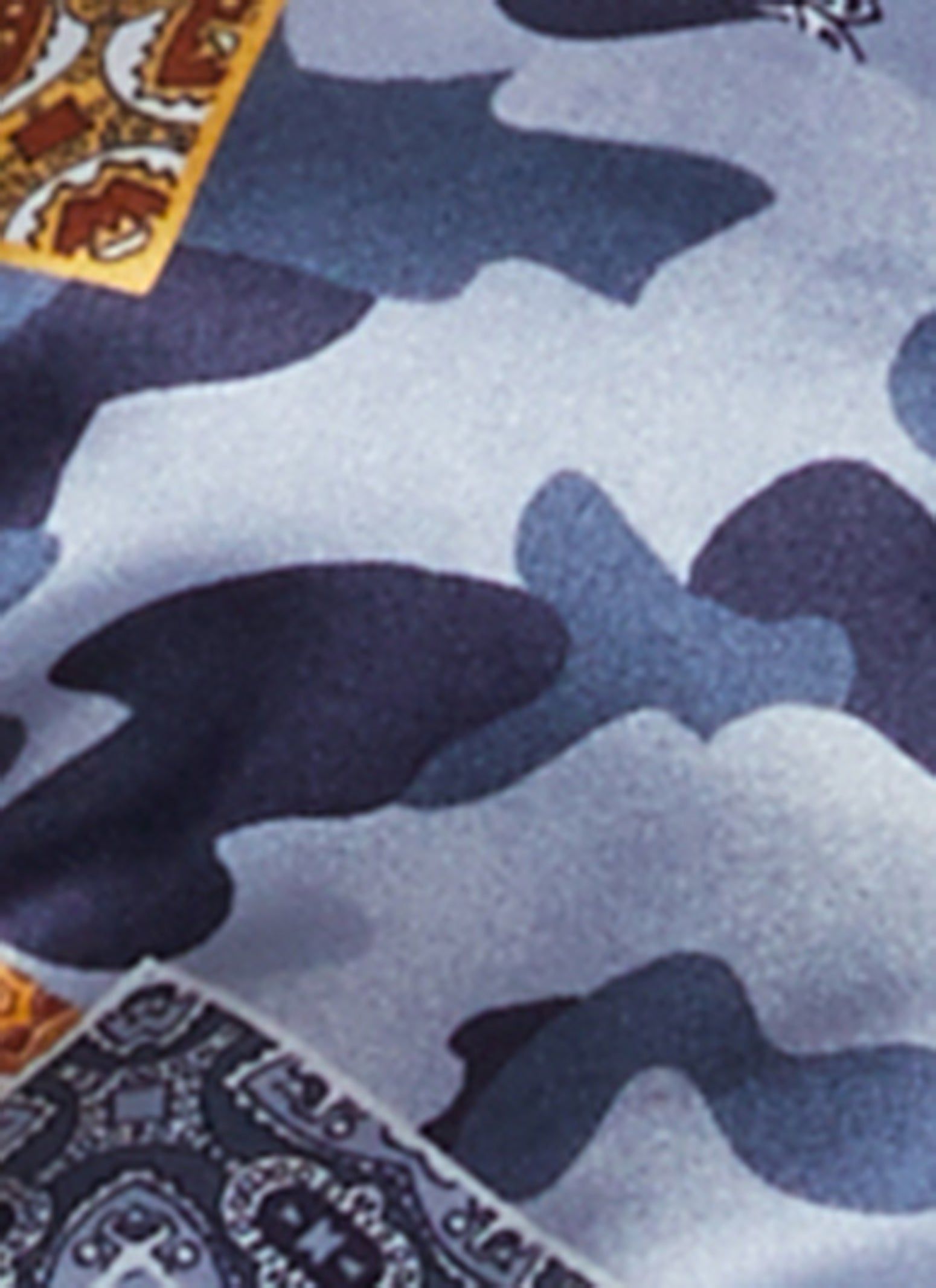 Satin Patterned Twist Front Crop Top sold by Rainbow product image thumbnail 3