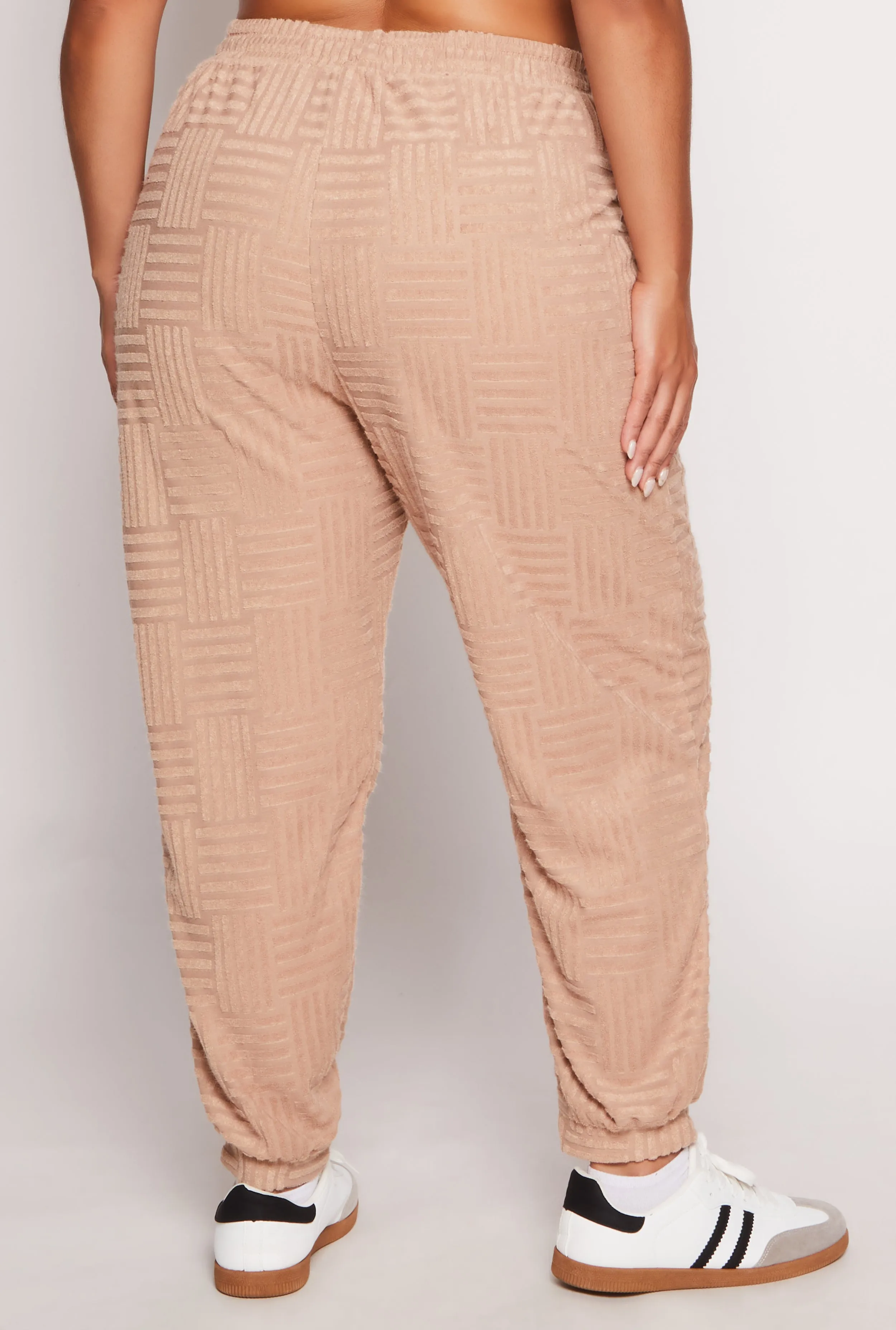 Plus Size Chenille Drawstring Joggers sold by Rainbow product image thumbnail 3