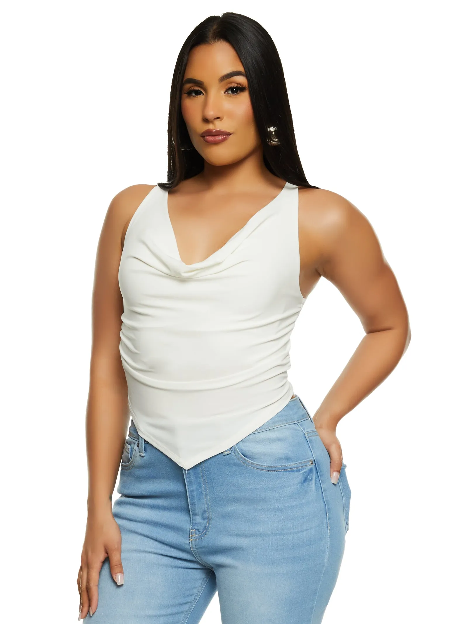 Cowl Neck Tank Top sold by Rainbow product image thumbnail 2